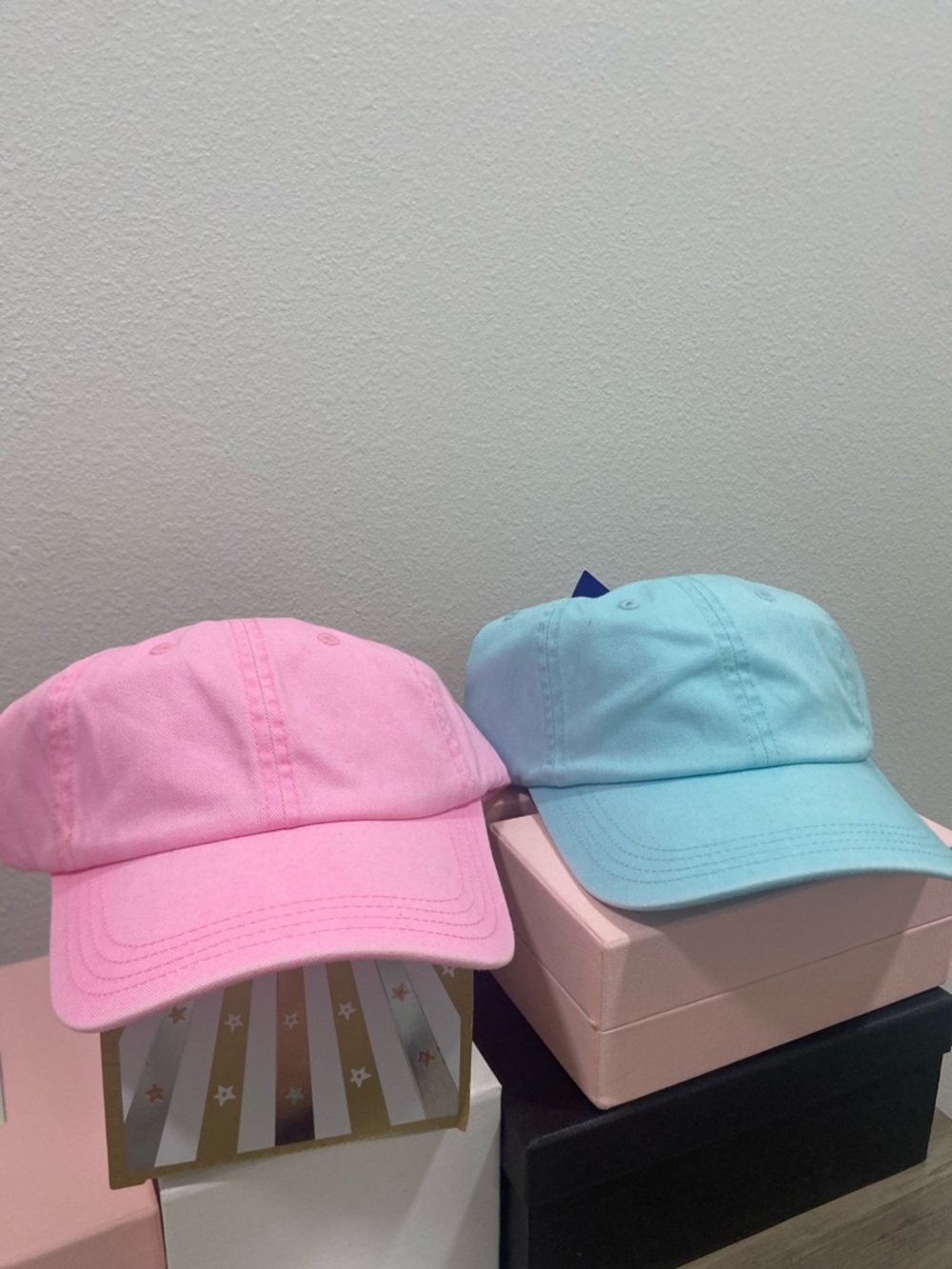 JoyLab Pink & Mint Baseball Caps